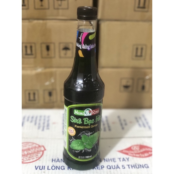 siro bạc hà mama goden foam 700ml