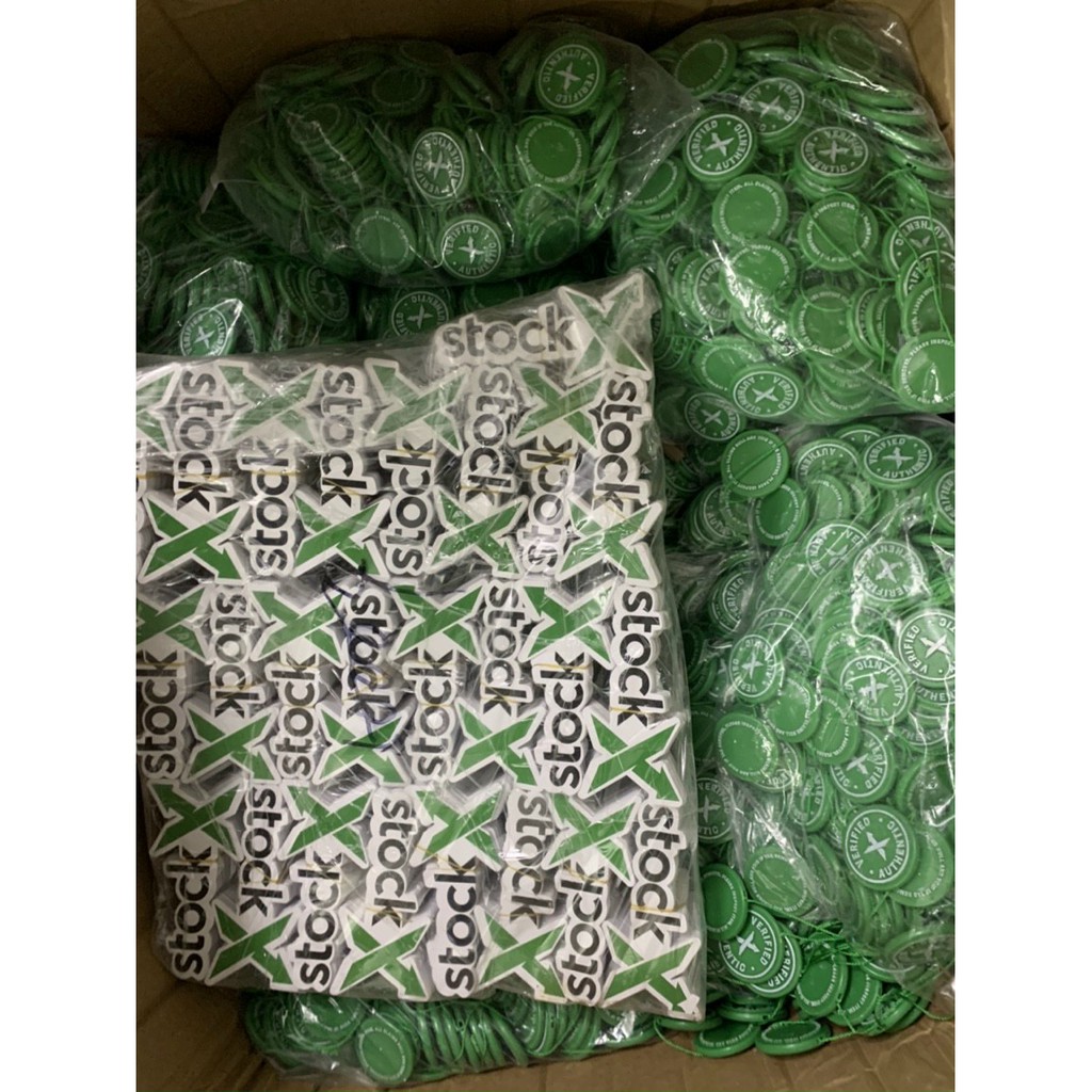 Phụ Kiện StockX [ CỰC PHẨM] Bộ phụ kiện 3 món Tag, Mac, Giấy Scan dành cho Giày Sneaker Siêu chất