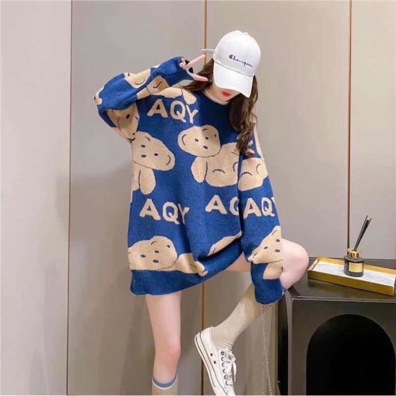 Áo Len,Áo Len Nữ Dệt Kim Hàn Quốc form chuẩn cực xinh cho chị em Hàng Mới Hàng New | BigBuy360 - bigbuy360.vn