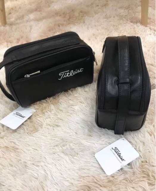 Túi cầm tay golf Titleist da sần mẫu - Hàng nhập khẩu