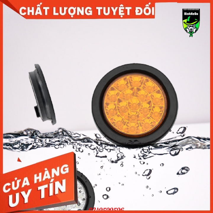 Led Hậu Tròn xe tải🚗 điện áp 12v-24v🚗đèn led hậu oto🚗đèn led mooc,nhấp nháy bóng đèn phanh phía sau đèn sương mù.