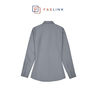 Áo Sơ Mi Nữ Basic vải modal siêu mát Faslink- Màu Xám