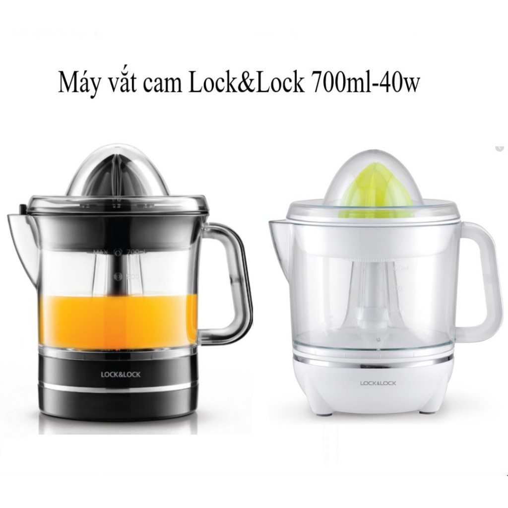 Máy Vắt Cam Lock&Lock EJJ231/EJJ241 (700ML - 1,2L) - Dung tích 700ml - Công suất 40W - Hàng chính hãng