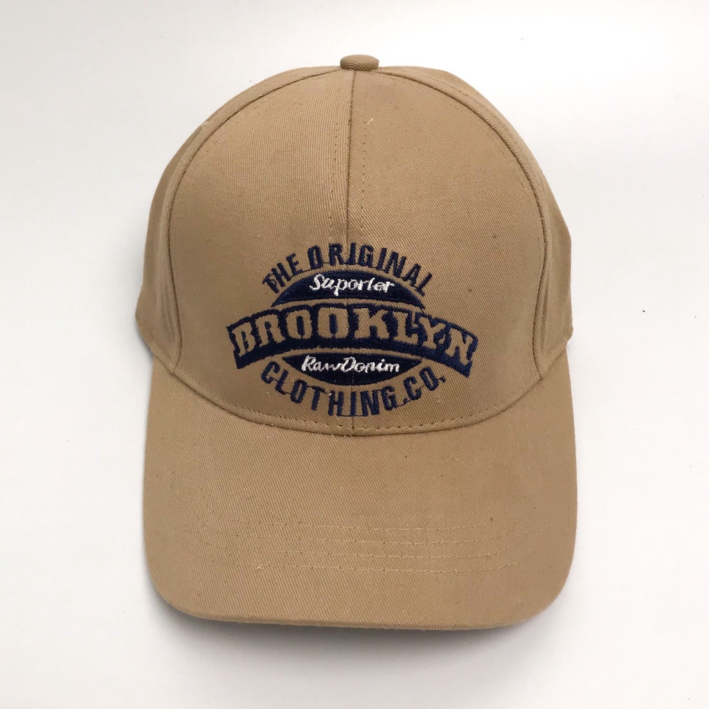 Mũ lưỡi trai Unisex  Nón kết Ulzzang thêu BROOKLYN chất kaki cao cấp nam nữ Molly Fashion – NK023