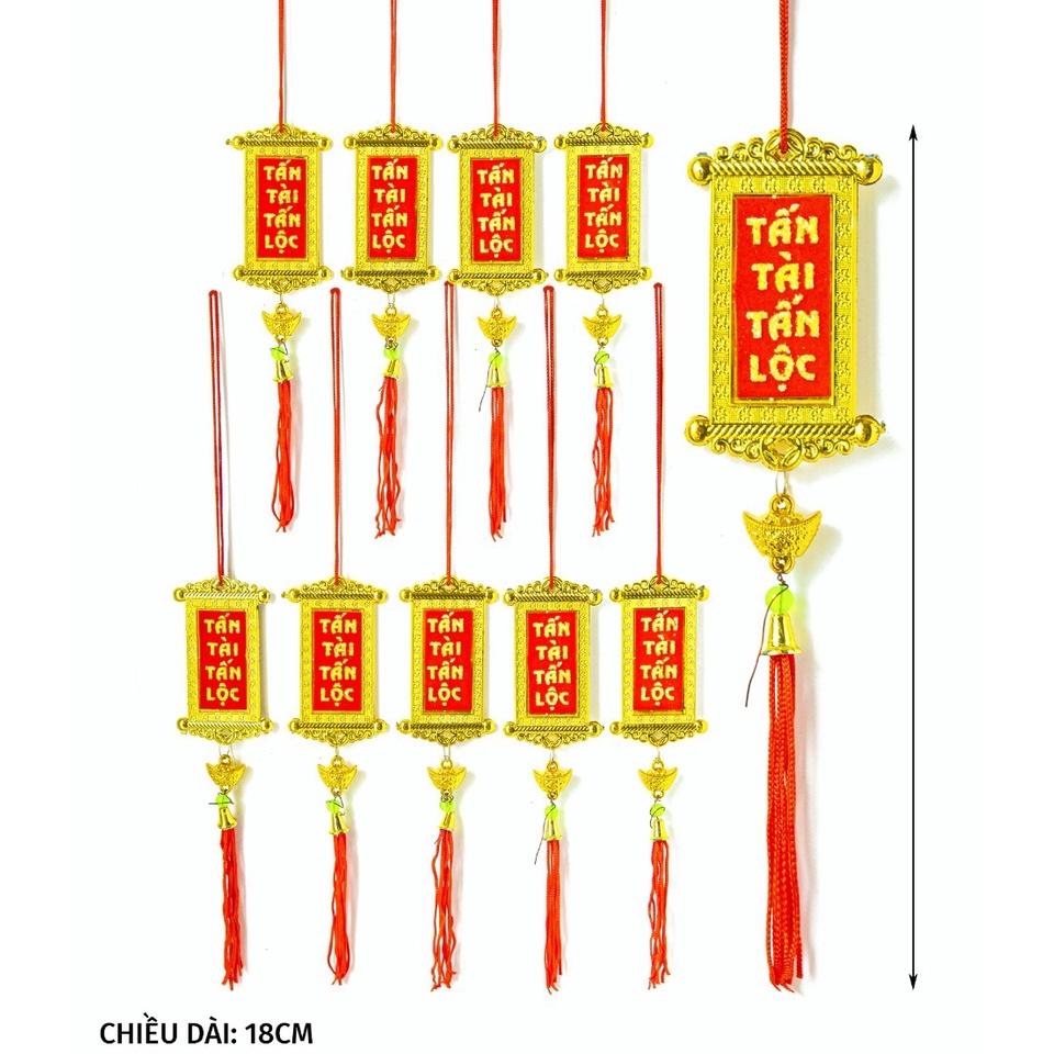 Thẻ Bài, khánh treo,liễn treo trang trí tết, oản tài lộc,làm tỏi