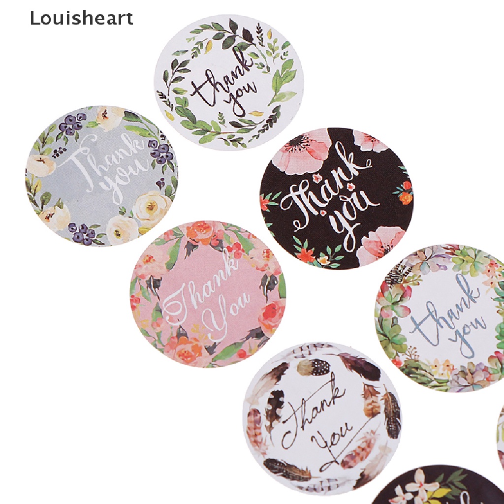 500 Miếng Dán In Chữ Thank You Dùng Trang Trí Sổ Tay Tiệc Cưới