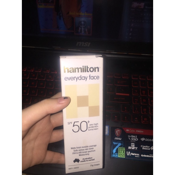 Kem chống nắng Hamilton úc