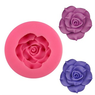 Khuôn Silicone Hoa Hồng Nở Xòe Nhụy Cánh Nhọn 3.8 Cm