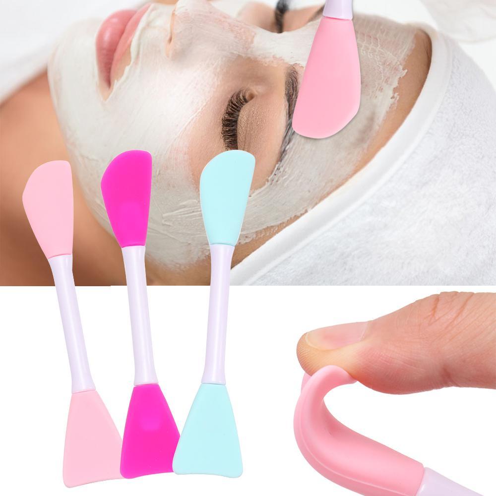 Cọ Silicone Hai Đầu Dùng Bôi Mặt Nạ Dưỡng Da Tiện Lợi