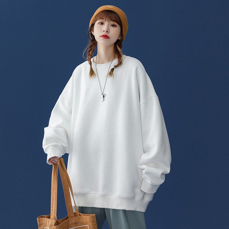 Áo Sweater Trơn Tay Bồng - Áo Sweater Nam Nữ Chất Nỉ Ngoại Dày Dặn Form Rộng Unisex Ulzzang Nhiều Màu