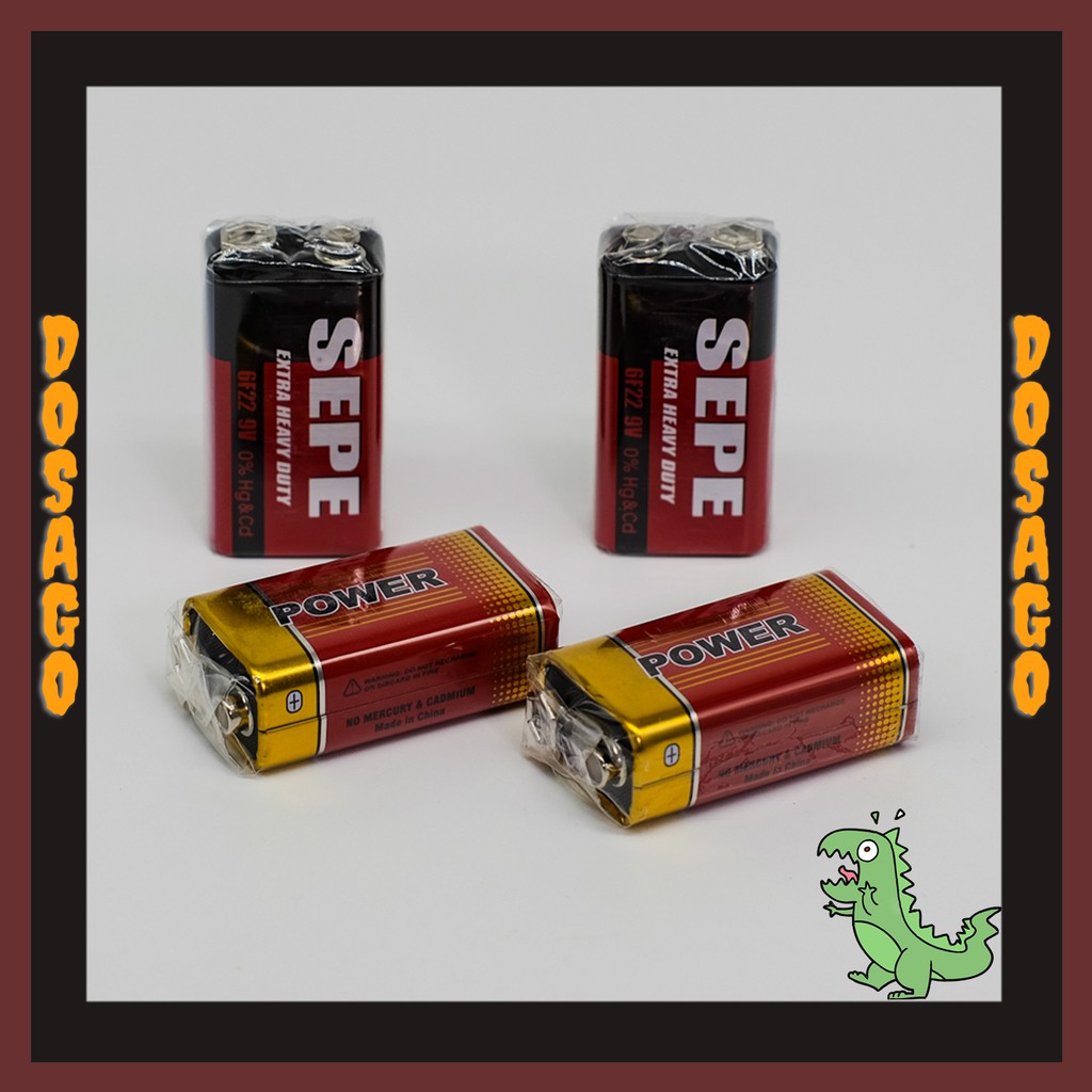 Pin vuông 9V Power và SEPE chính hãng