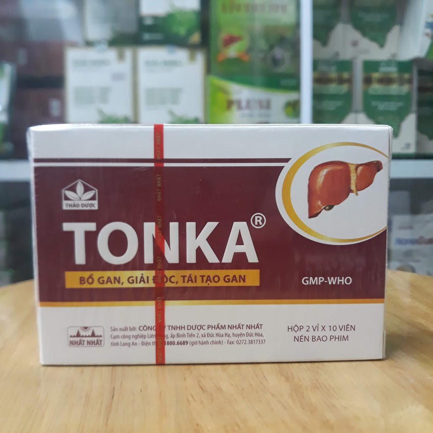 Tonka bổ gan giải độc tái tạo gan (hộp 20 viên)