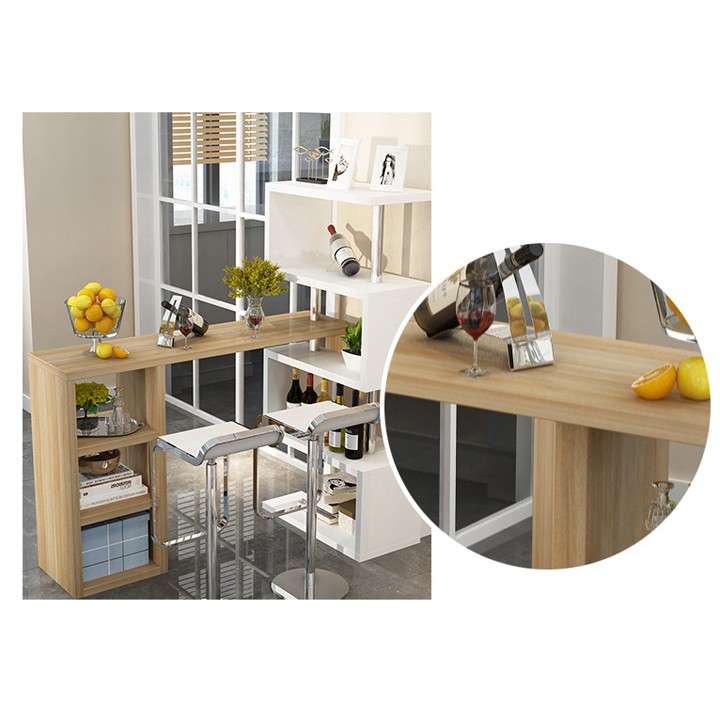 💥Giá sốc💥 Quầy bar mini ngăn bếp và phòng khách gỗ MDF BAH038 | BigBuy360 - bigbuy360.vn