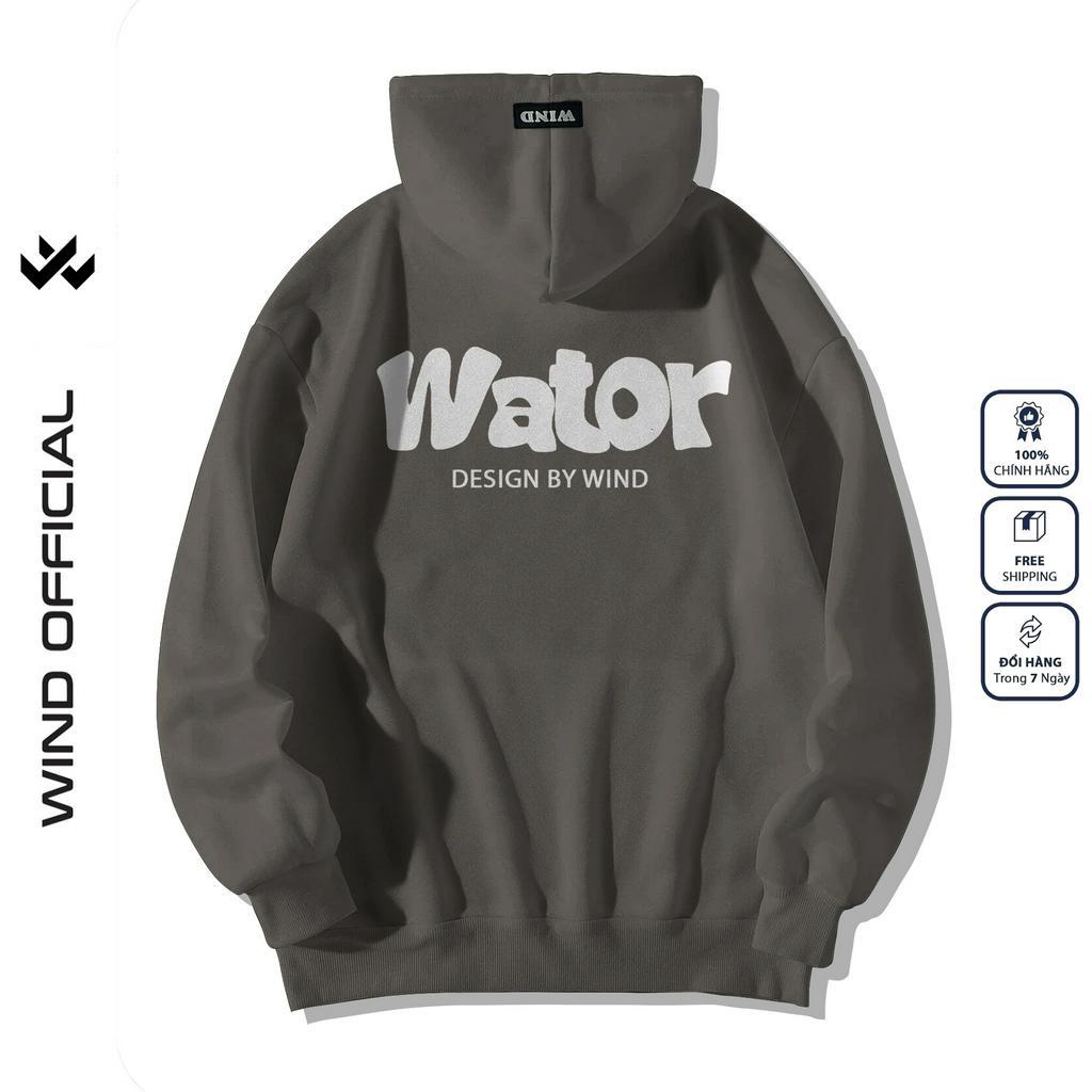 Áo hoodie unisex form rộng WIND WATOR thời trang áo khoác nam nữ oversize ulzzang