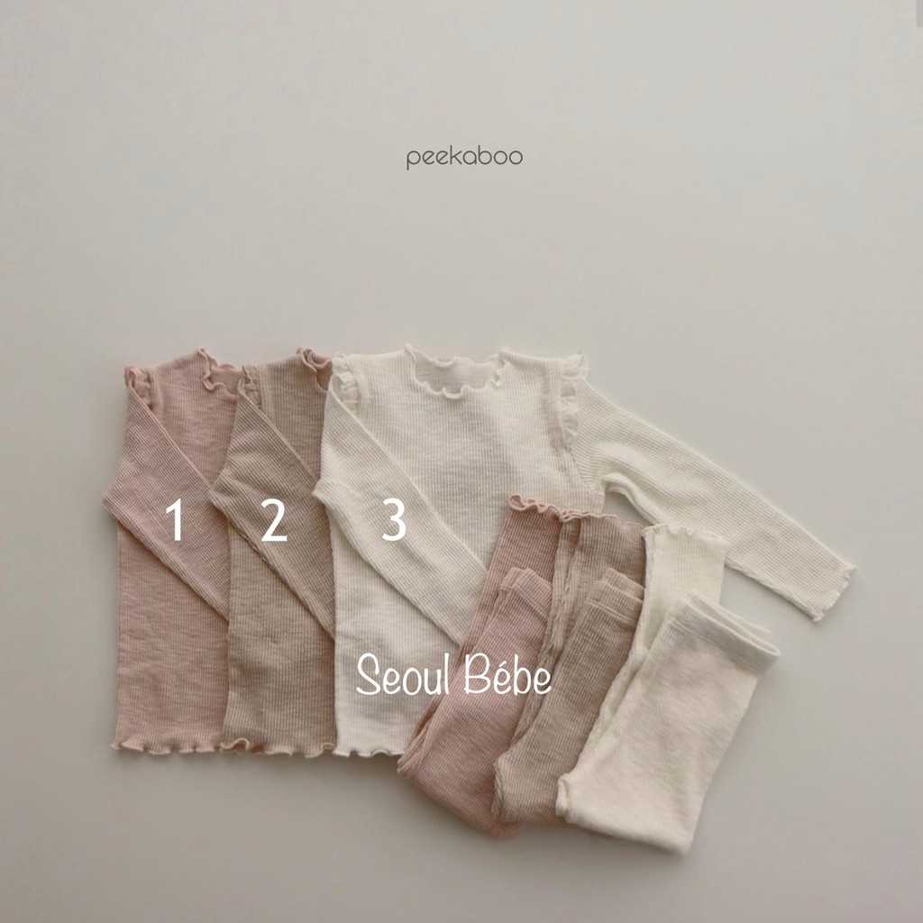 Bộ gân xước Bera (bộ rời/ bộ suit) Peekaboo