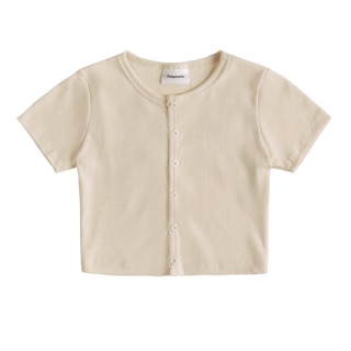 Áo funky button croptop