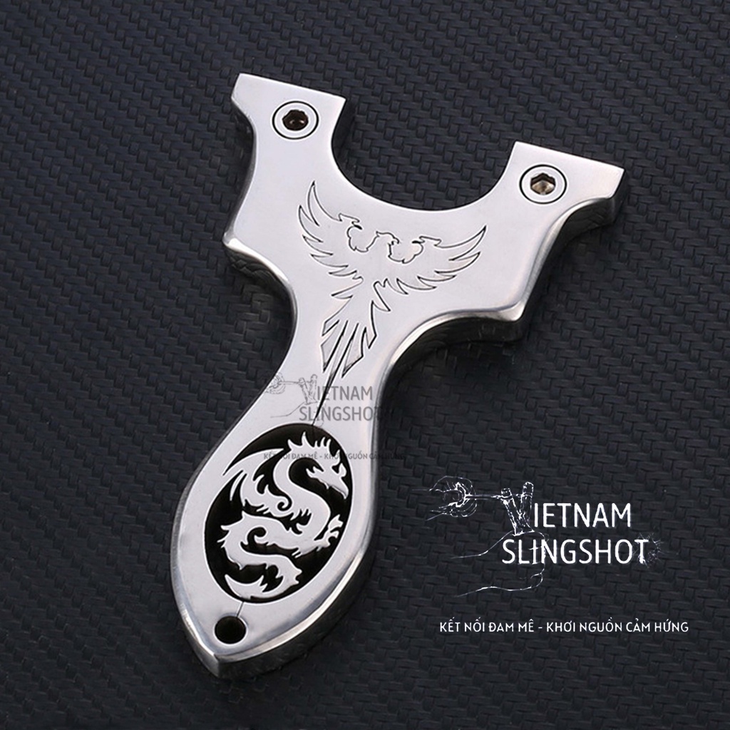 [LPV2] Ná Cao Su Long Phượng hàng loại 1 Làm Bằng Inox 304 - Đã Đánh Bóng Bo Cạnh Cầm Siêu Chắc Tay