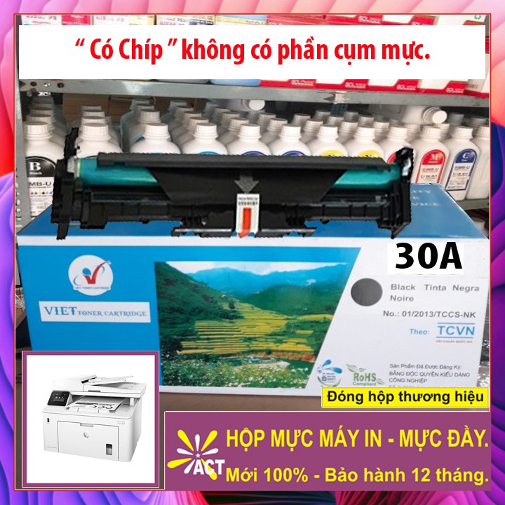 Cụm drum trống Hộp mực máy in HP laserjet pro MFP M227fdw / M227sdn / 227 / 227dw / 227sdn - [Cartridge 32A – Canon 051]