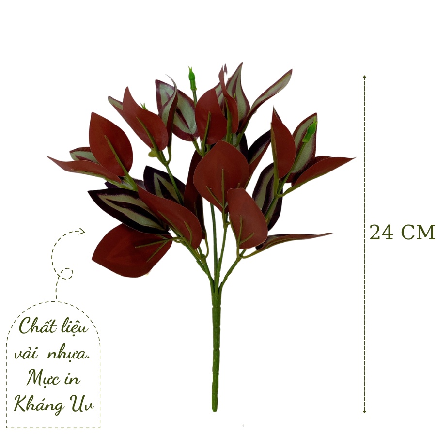 Cây Giả - Cây Thài Lài Dùng Trong Trang Trí tường Cỏ,Trồng Bồn Cây Nhân Tạo