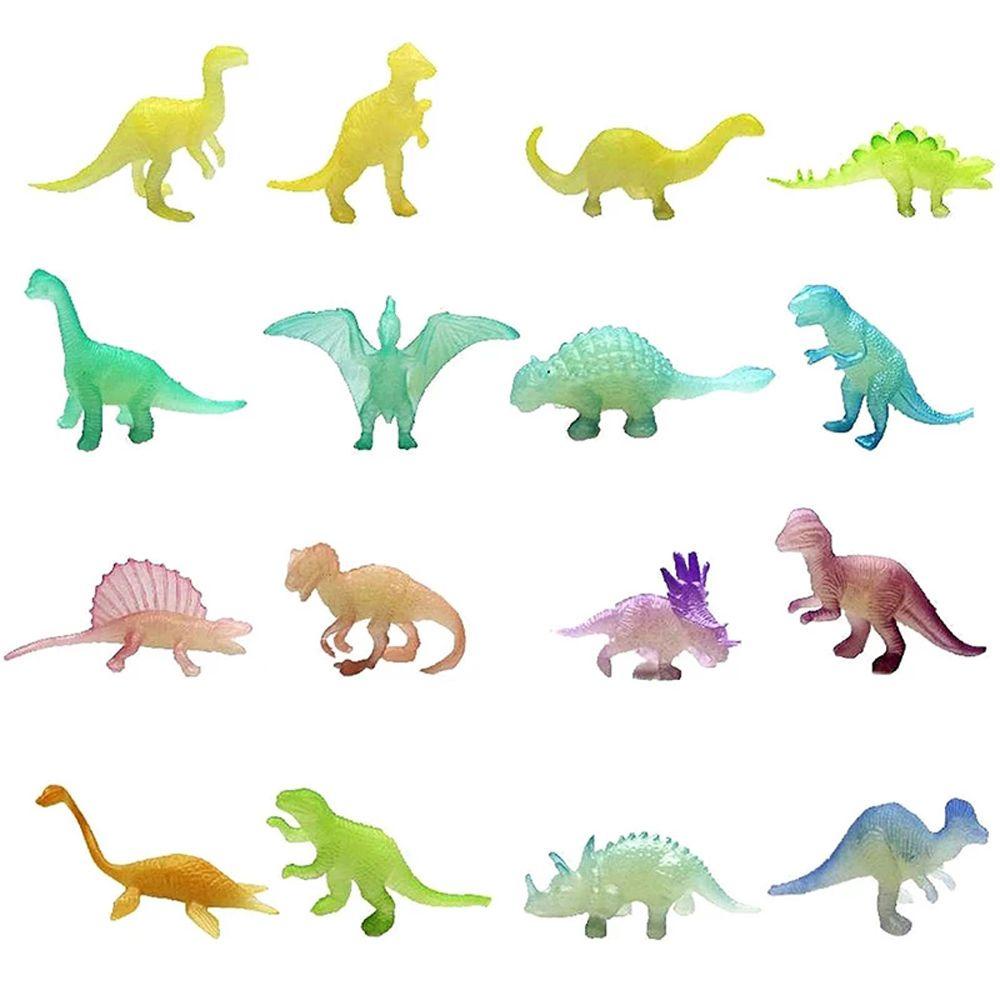 Set 16 Mô Hình Khủng Long Mini Dạ Quang Cho Bé Trai