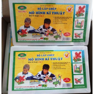 Bộ lắp ghép mô hình kĩ thuật lớp 4, lớp 5 của mic chuẩn bền đẹp