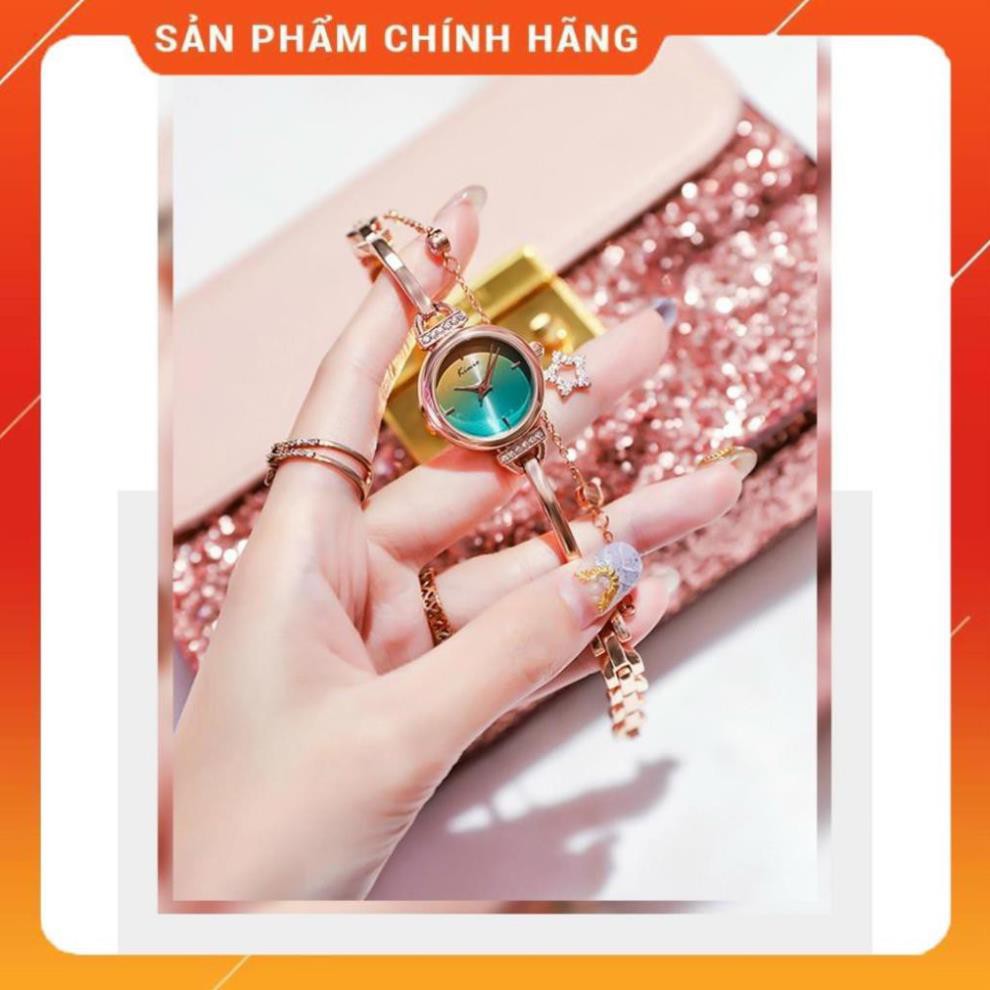 Hàng Cao Cấp -  Đồng hồ - nữ-  Kimio - nhật bản dạng lắc dây rút điệu đà sang trọng kèm vòng tay - lỗi 1 đổi 1