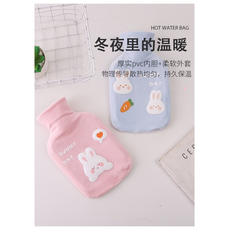 Túi chườm 1000ml nóng lạnh giảm đau bụng kinh, túi chườm giữ ấm hạ sốt