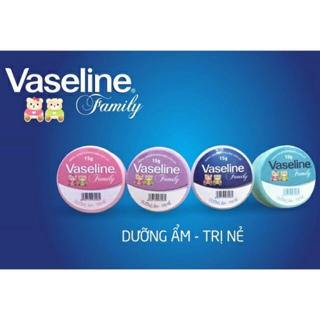 Vaseline Family - Dưỡng ẩm, trị nẻ (15g)