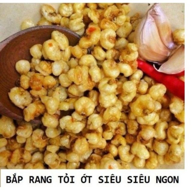 1kg BẮP CHIÊN GIÒN TẨM GIA VỊ TÚI ZIP