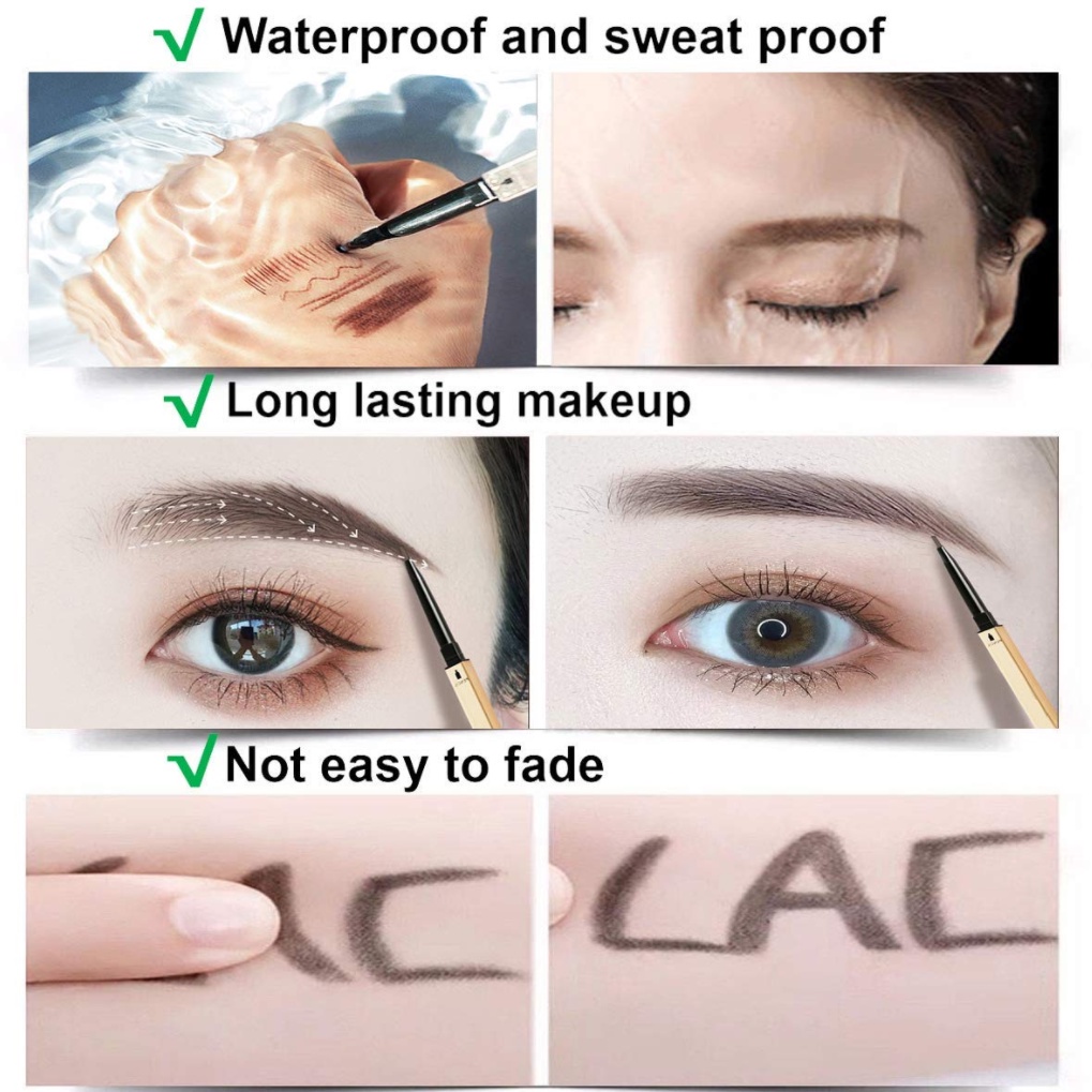 Bút Chì Kẻ Lông Mày Trang Điểm Mềm Mịn Lâu Trôi Chống Thấm Nước