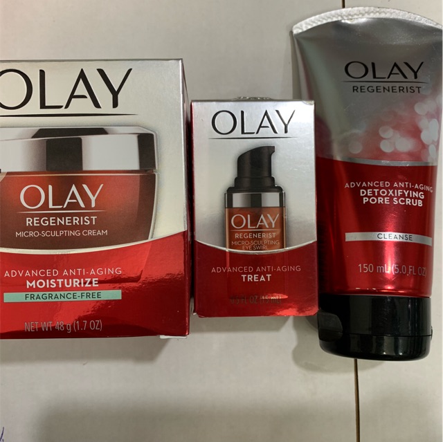 Bộ 3 món Olay Regenerist chống lão hóa cho khách