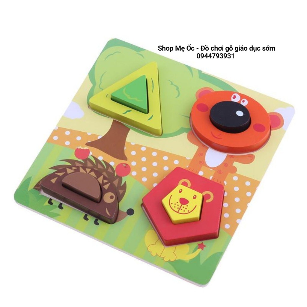 Tranh ghép 3D nổi (size 20x20)