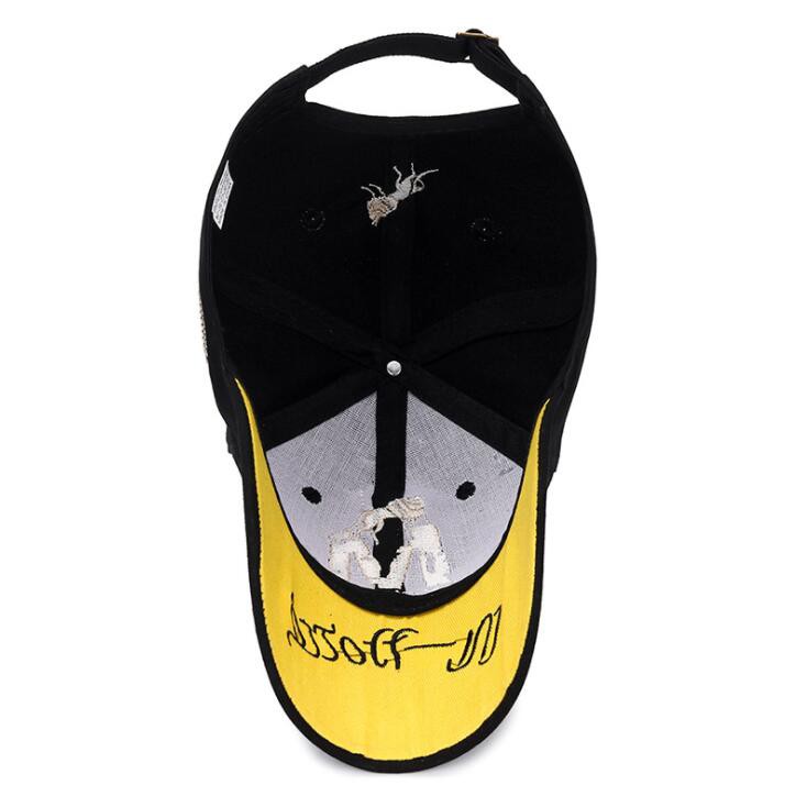 Mũ lưỡi trai cotton họa tiết chữ cá tính thời trang