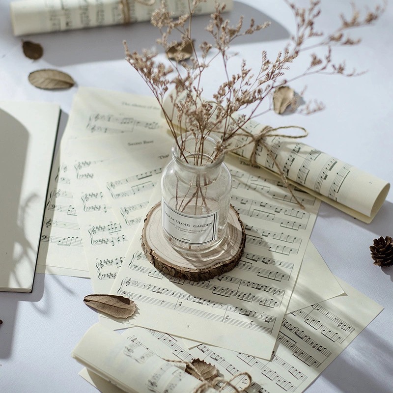 Giấy trang trí đa dụng họa tiết phong cách cổ điển xinh xắn tùy chọn