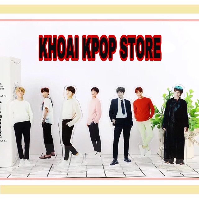 [XẢ KHO GIÁ SHOCK] Standee BTS tượng mica in 2 mặt