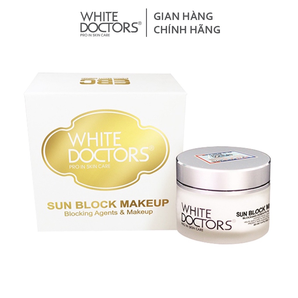 Kem chống nắng trang điểm White Doctors Sunblock Makeup 40g