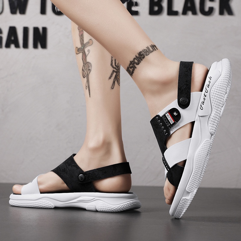Sandal nam dép nam quai hậu đi học giày quai hậu nam dép xăng đan sandan đi chơi trẻ trung cá tính chống trượt G6085