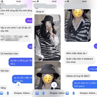 Áo gile len nữ ngựa vằn ảnh thật