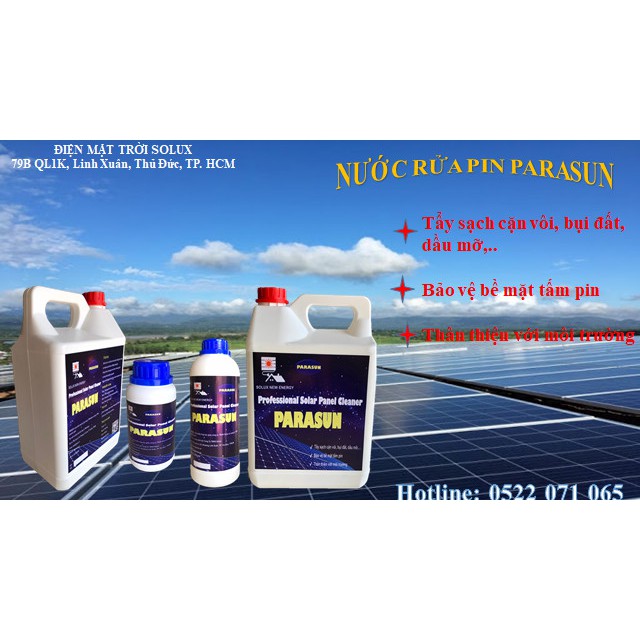 DUNG DỊCH TẨY RỬA PIN NLMT PARASUN