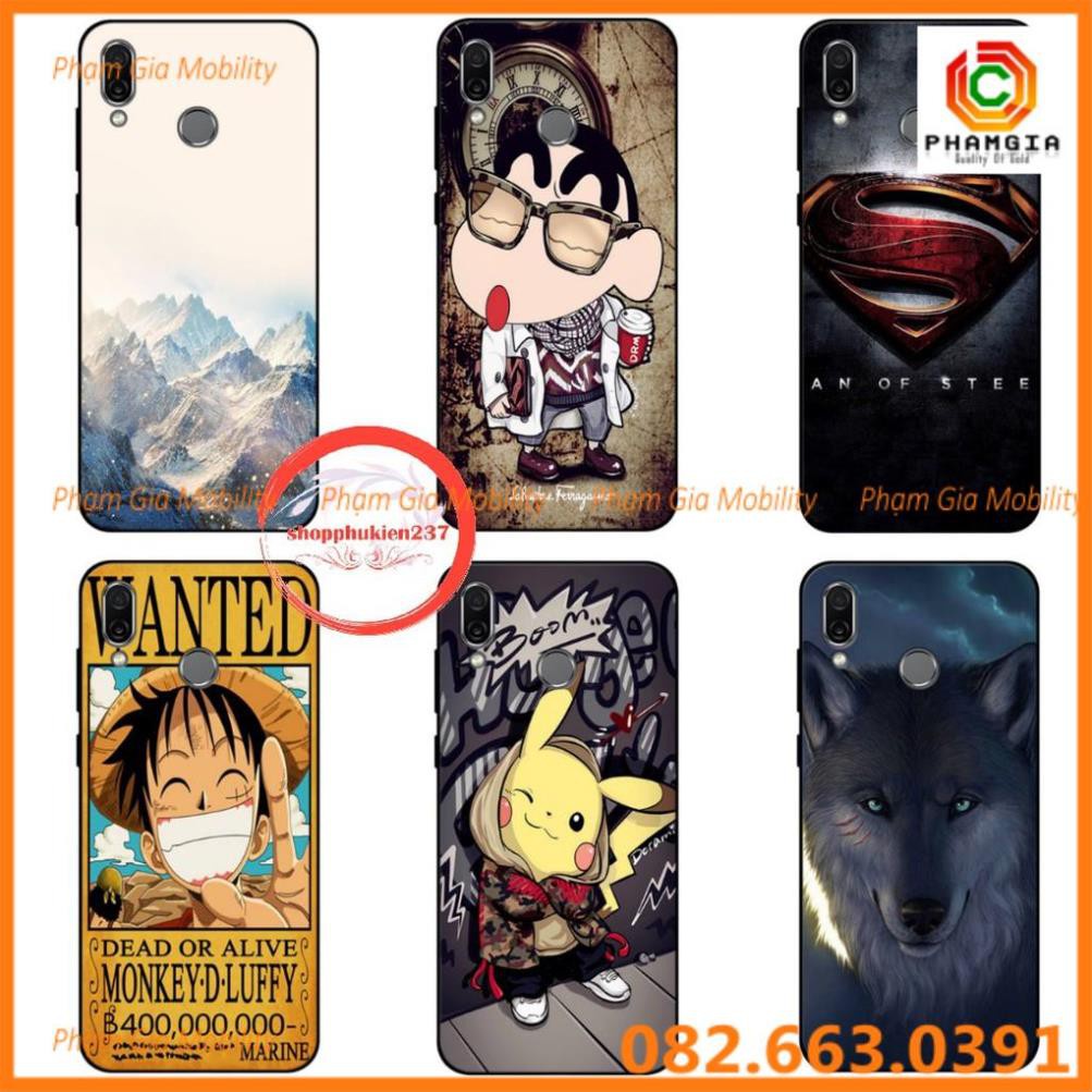 [Freeship từ 50k] Ốp lưng kính cường lực chống bể huawei nova3i hình đẹp sắc nét, viền dẻo đen