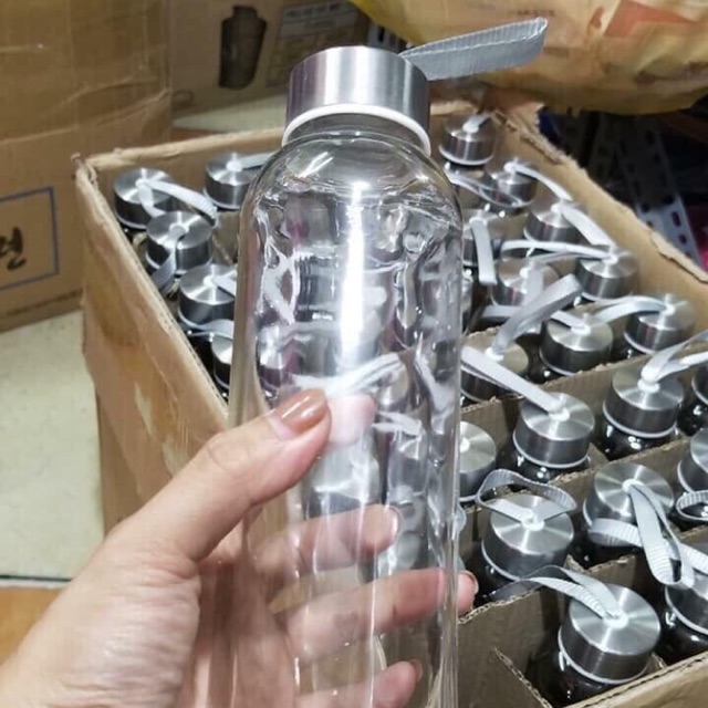 Set 5 chai thủy tinh 500ml
