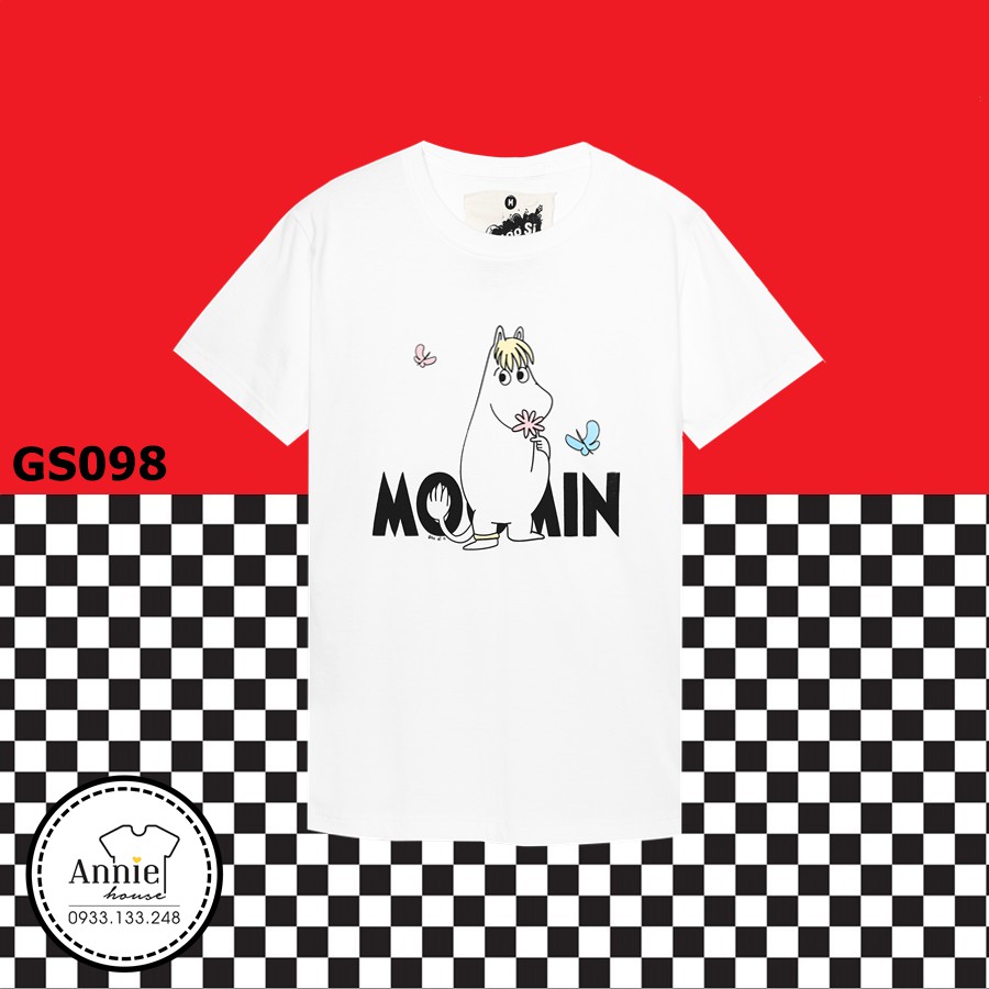 Áo thun hoạt hình Moomin Thái Lan GS098 GS099 | Shopee Việt Nam