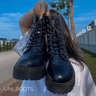 Giày boots , giày bốt cao cổ đế cao dr marten - SIG BOOTS