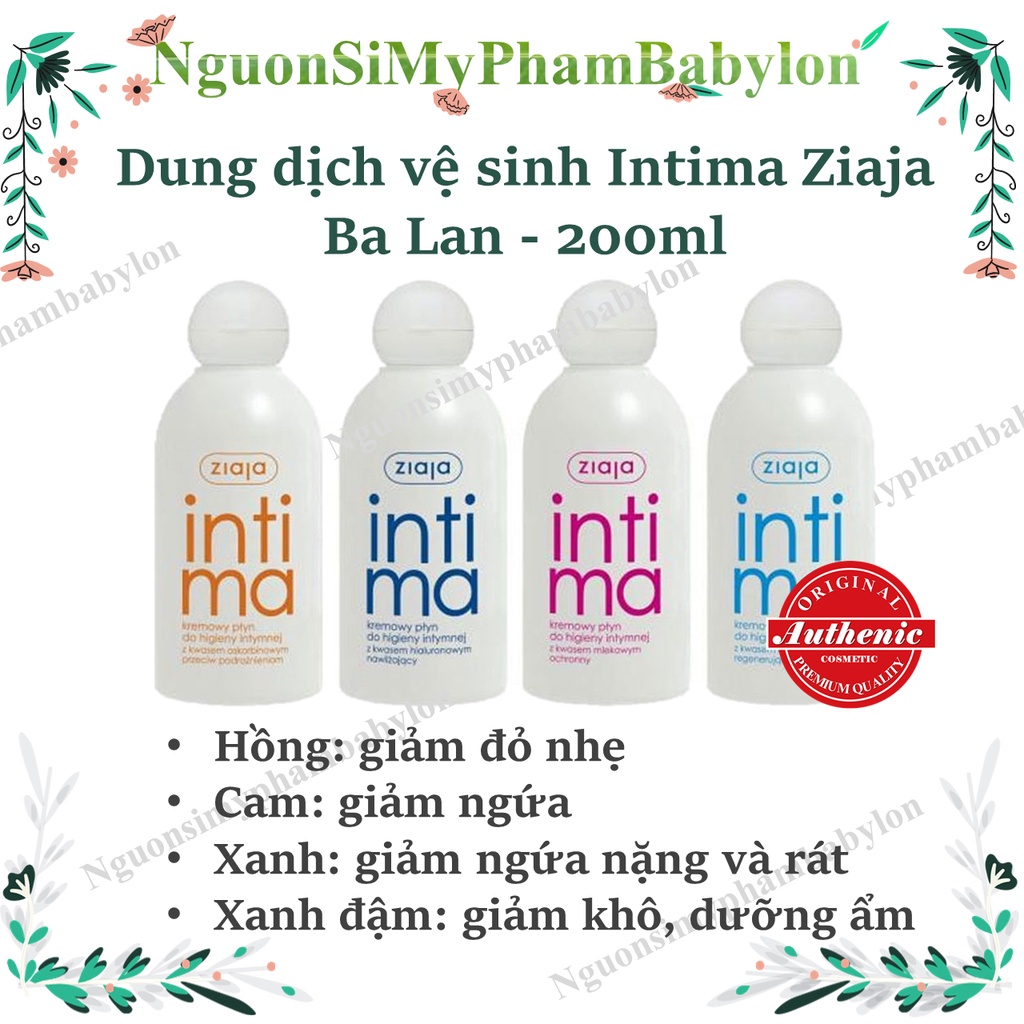 Dung Dịch Vệ Sinh Intima Ziaja