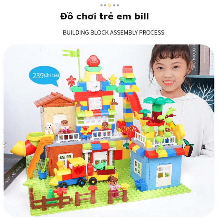 Bộ xếp hình duplo Cối Xoay Gió, Trang Trại Giải Trí,Trang Viên, Cuộc Phưu Lưu RẺ NHẤT SHOPEE