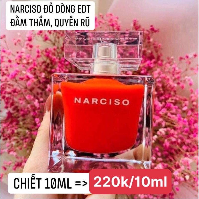 Nước hoa NARCISO ROUGE (CHAI ĐỎ LÙN) DÒNG EDT