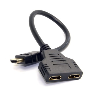 Dây chia tín hiệu HDMI 1 ra 2 (Đen)