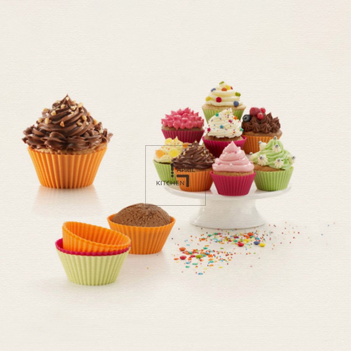 Khuôn Bánh CupCake / Muffin - Khuôn làm bánh Silicon Chịu Nhiệt - Dụng cụ làm bánh Molangshop