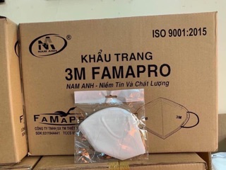 Bịch 5 cái khẩu trang 3M ( Giặt  Được  )