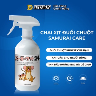 Chai xịt đuổi chuột SAMURAI CARE, không hóa chất độc hại, thân thiện với môi trường